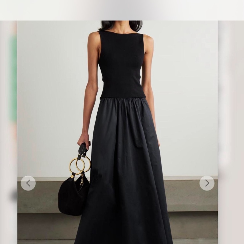 St. Agni Black Maxi Dress